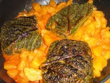 Rezept: Wirsingpäckchen mit Kartöffelchen aus einem Topf Bild Nr. 7 Wirsingpäckchen mit Kartöffelchen aus einem Topf - Rezept - Bild Nr. 7