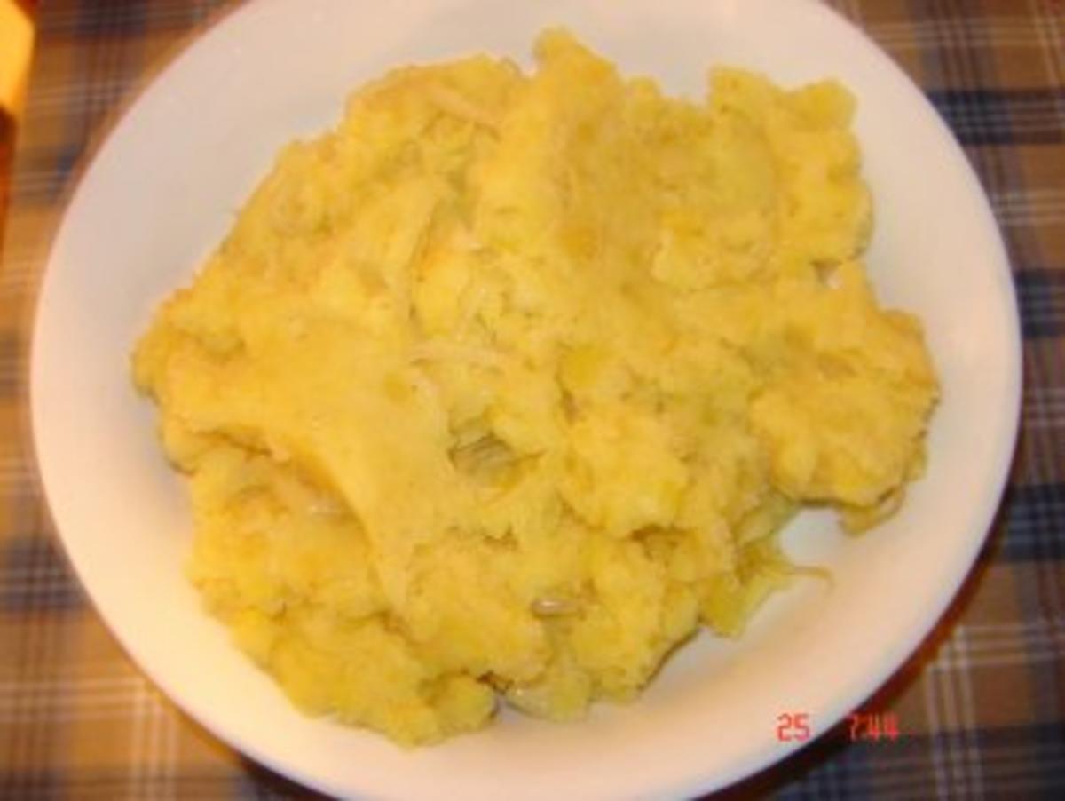 Zwiebel Kartoffelstampf - Rezept