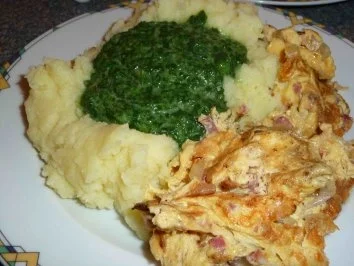Spinat mit Ei - Rezept
