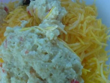 Rezept: Gemüsebratlinge mit Schnittlauchdip Bild Nr. 14 Gemüsebratlinge mit Schnittlauchdip - Rezept - Bild Nr. 14