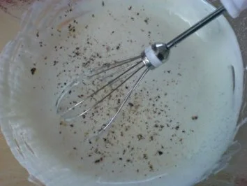 Rezept: Gemüsebratlinge mit Schnittlauchdip Bild Nr. 18 Gemüsebratlinge mit Schnittlauchdip - Rezept - Bild Nr. 18