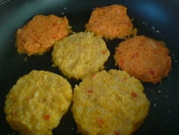 Rezept: Gemüsebratlinge mit Schnittlauchdip Bild Nr. 20 Gemüsebratlinge mit Schnittlauchdip - Rezept - Bild Nr. 20