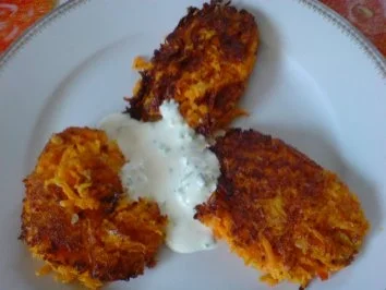 Rezept: Gemüsebratlinge mit Schnittlauchdip Bild Nr. 26 Gemüsebratlinge mit Schnittlauchdip - Rezept - Bild Nr. 26