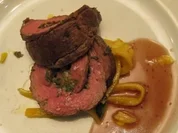 Kräuter-Rinderroulade mit Gemüsepappardelle - Rezept