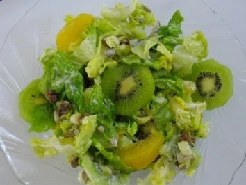 Rezept: Wintersalat mit Kürbiskernöl Wintersalat mit Kürbiskernöl - Rezept