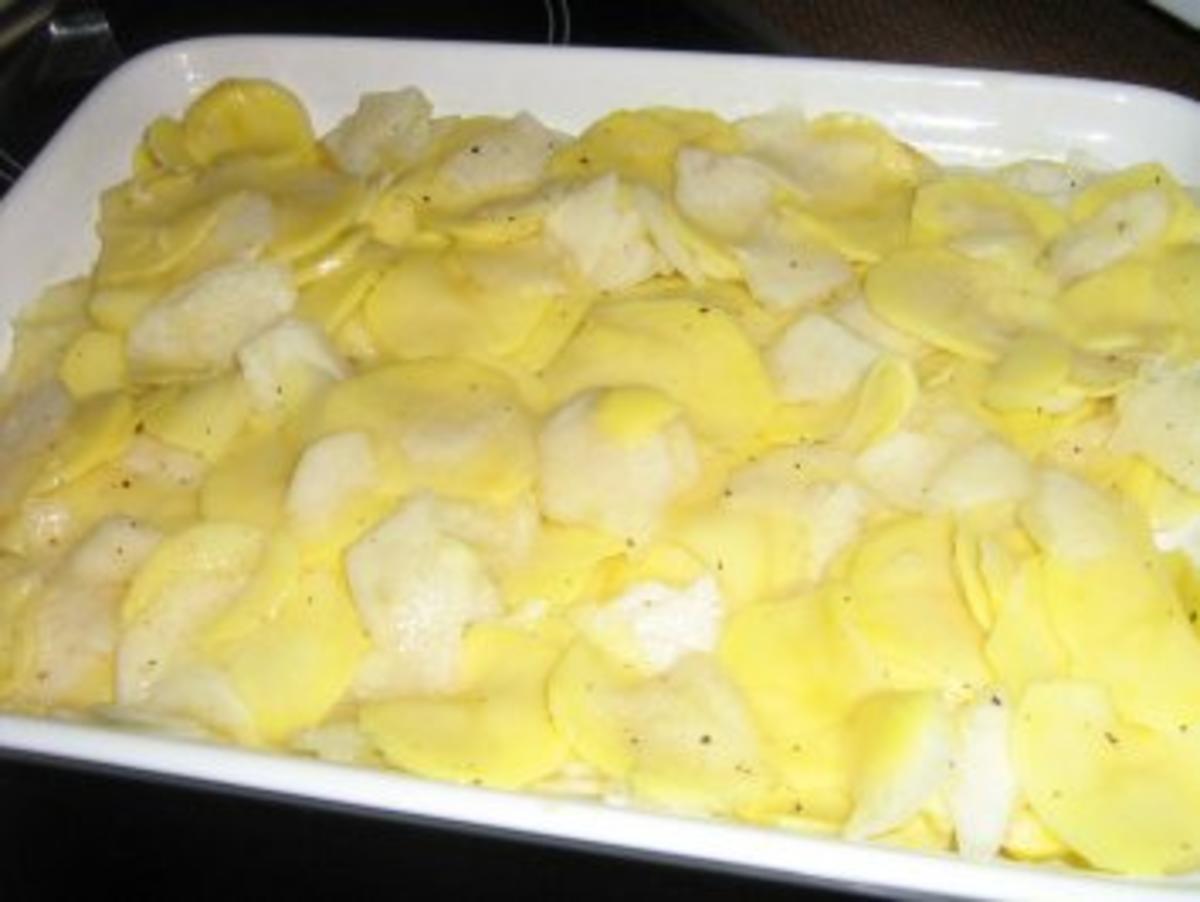 Kartoffel-Birnen-Auflauf mit Gorgonzola - Rezept - Bild Nr. 5