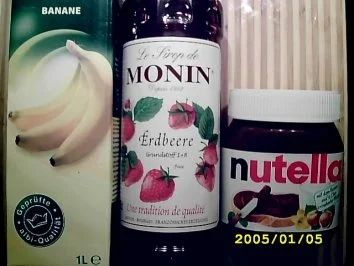 Rezept: Heißgetränk: "banana strawberry chocolate" Bild Nr. 2 Heißgetränk: "banana strawberry chocolate" - Rezept - Bild Nr. 2