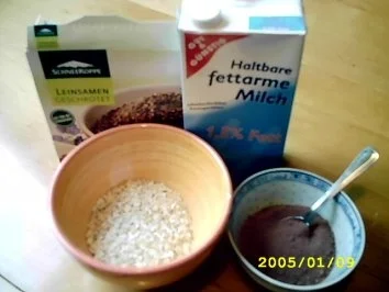 Rezept: Blitz-Haferbrei Schoko Blitz-Haferbrei Schoko - Rezept