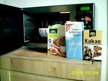 Rezept: Blitz-Haferbrei Schoko Bild Nr. 2 Blitz-Haferbrei Schoko - Rezept - Bild Nr. 2