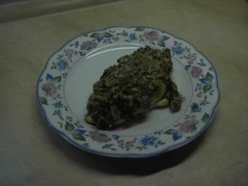 Fleisch - Hühnerbrust mit Oliven-Nuss-Kruste - Rezept