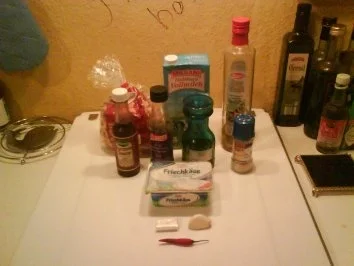 Geflügel: Chili-Hähnchenbrustfilet mit Chilinudeln und Käse-Chilisoße - Rezept - Bild Nr. 3