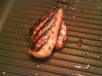 Geflügel: Chili-Hähnchenbrustfilet mit Chilinudeln und Käse-Chilisoße - Rezept - Bild Nr. 6