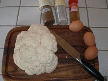 Alwins Blumenkohlomlette - Rezept