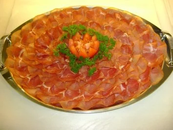 Rohschinkenplatte - Rezept