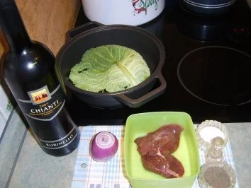 Gänseleber an Wirsing-Zwiebelsauce - Rezept - Bild Nr. 2