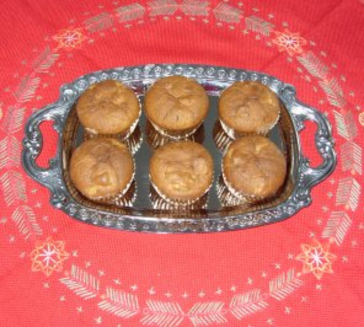 Kleingebäck - Weihnachtliche Birnenmuffins - Rezept - Bild Nr. 3