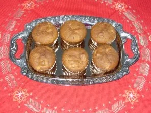 Kleingebäck - Weihnachtliche Birnenmuffins - Rezept - Bild Nr. 3