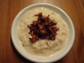 Reis mit Pfifferlingsragout - Rezept