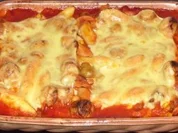 Auflauf herzhaft - Schupfnudel-Bratwurst-Auflauf - Rezept