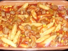 Auflauf herzhaft - Schupfnudel-Bratwurst-Auflauf - Rezept - Bild Nr. 3