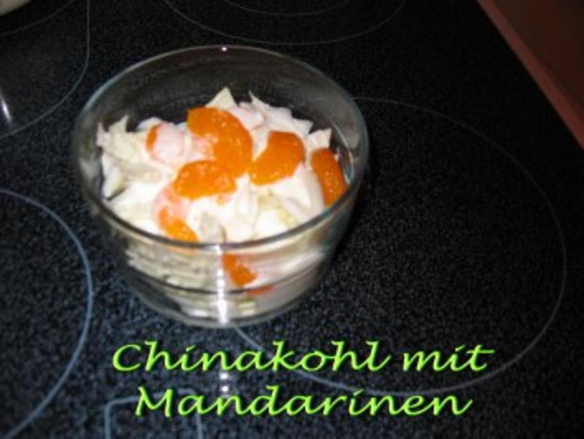 Chinakohlsalat mit Mandarinen - Rezept