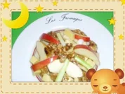 Walnuss-Käse-Salat mit Äpfeln - Rezept