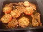 Hähnchenkeulen Provoncale vom Blech - Rezept