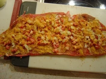 Rezept: Rinderrouladen mit würziger Füllung und Sherrysauce Bild Nr. 3 Rinderrouladen mit würziger Füllung und Sherrysauce - Rezept - Bild Nr. 3