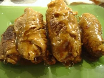 Rezept: Rinderrouladen mit würziger Füllung und Sherrysauce Bild Nr. 5 Rinderrouladen mit würziger Füllung und Sherrysauce - Rezept - Bild Nr. 5