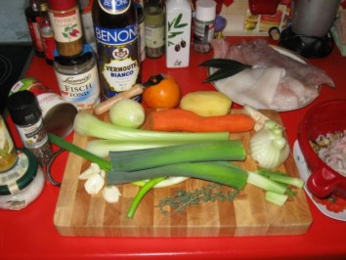 meine "Bouillabaisse" = südfranzösische Fischsuppe - Rezept - Bild Nr. 3