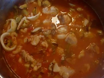 meine "Bouillabaisse" = südfranzösische Fischsuppe - Rezept - Bild Nr. 2