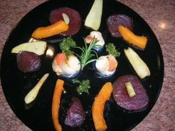 Jakobsmuscheln mit Antipasti von Wintergemüsen VORSPEISE - Rezept