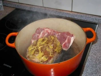 Schweinenacken mit Äppeln - Rezept - Bild Nr. 2