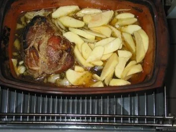 Schweinenacken mit Äppeln - Rezept - Bild Nr. 5
