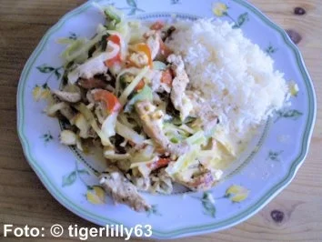 Weißkohlpfanne mit Gyros - Rezept - Bild Nr. 3