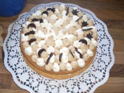 Feine Mokka-Eierlikör-Sahnetorte - Rezept