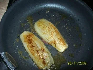 Rezept: gebackenen Chicorée gebackenen Chicorée - Rezept