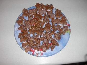 Rezept: Nougat - Bäumchen Nougat - Bäumchen - Rezept