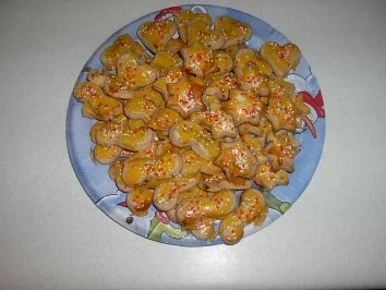 Rezept: Marzipan - Nuss - Plätzchen Marzipan - Nuss - Plätzchen - Rezept