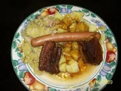 Rezept: geschmortem Wirsing mit Speckwürfeln geschmortem Wirsing mit Speckwürfeln - Rezept