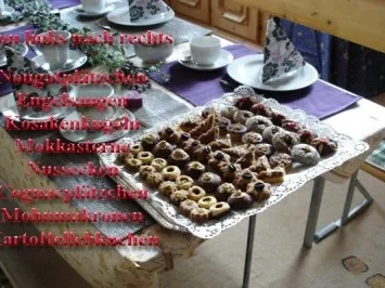 Rezept: Die Kaffeetafel wird eingedeckt Die Kaffeetafel wird eingedeckt - Rezept