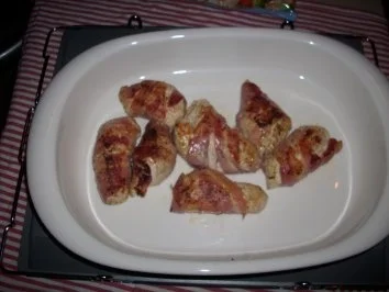 Rezept: Überbackene Hähnchenbrustfilets Bild Nr. 2 Überbackene Hähnchenbrustfilets - Rezept - Bild Nr. 2