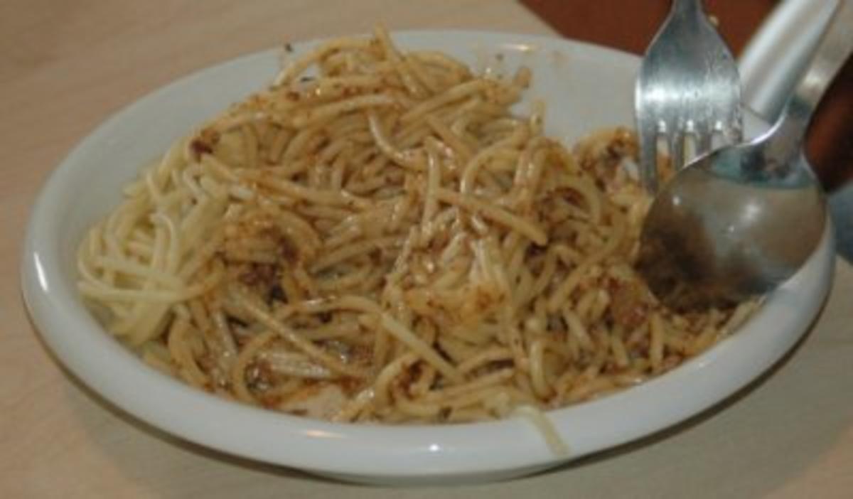 Spaghetti mit Walnuss Sauce - Rezept