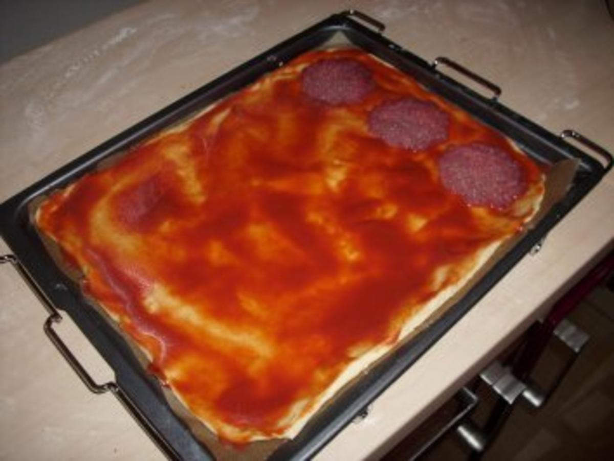 Bunte Pizza - Rezept - Bild Nr. 3