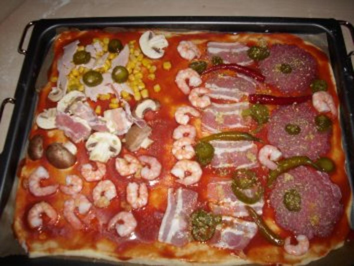 Bunte Pizza - Rezept - Bild Nr. 4