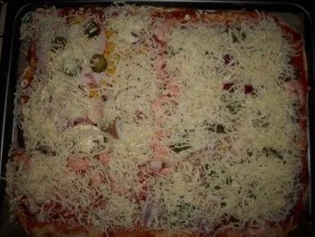Bunte Pizza - Rezept - Bild Nr. 5