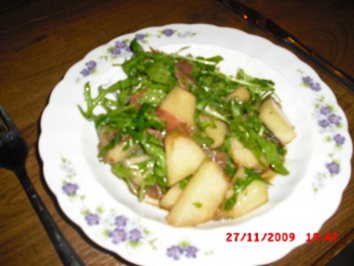 Honigmelonen Rucola Salat - Rezept - Bild Nr. 2