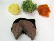Rinderfilet im Salzmantel an dreierlei Kartoffelpüree - Rezept