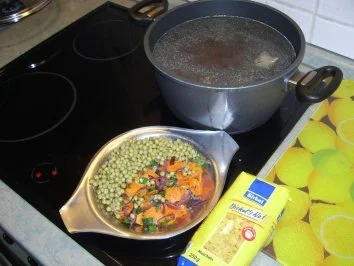 Klare Geflügel-Nudelsuppe - Rezept - Bild Nr. 5