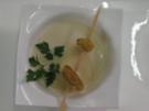Champagnerschaumsüppchen mit gebackener Auster - Rezept